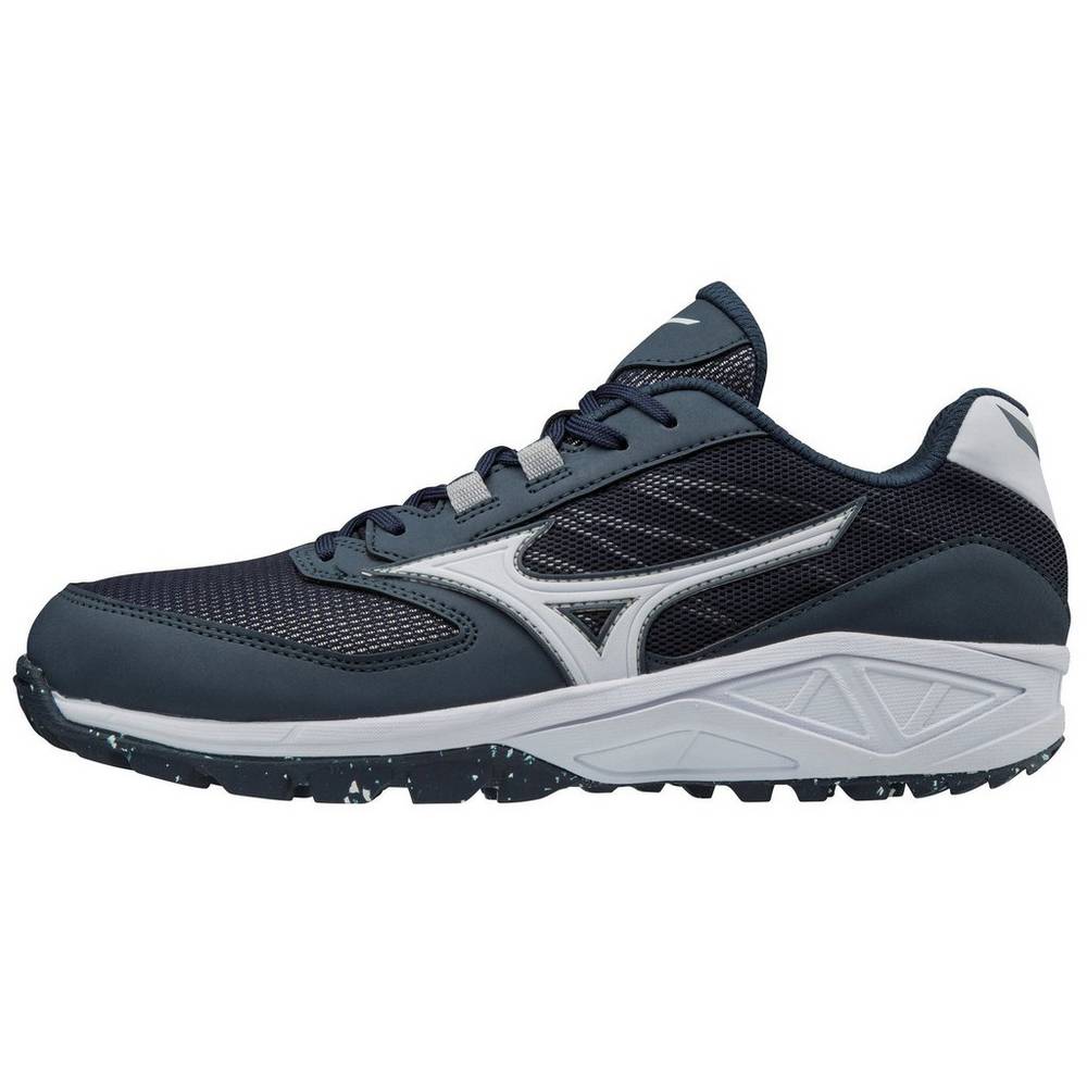 Panske Botasky Mizuno Dominant All Surface Nizke Turf Námornícka Modrá/Biele Vypredaj LRTY45608